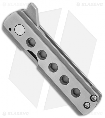 Quest Custom Wharncliffe Micro Kwaiken 2.0 Frame Lock Knife (2" Stonewash)