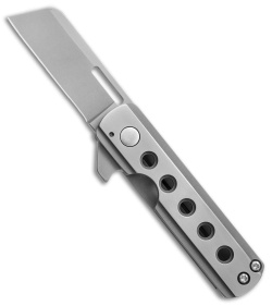 Quest Custom Wharncliffe Micro Kwaiken 2.0 Frame Lock Knife (2" Stonewash)