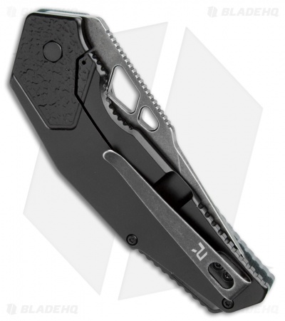 REVO Berserk Frame Lock Folding Knife Gray G-10 (3.4" Black Stonewash)
