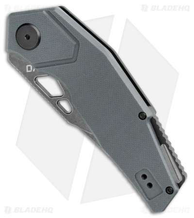 REVO Berserk Frame Lock Folding Knife Gray G-10 (3.4" Black Stonewash)