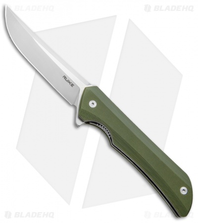 RUIKE Hussar Liner Lock Knife Green G-10 (3.75" Satin) P121