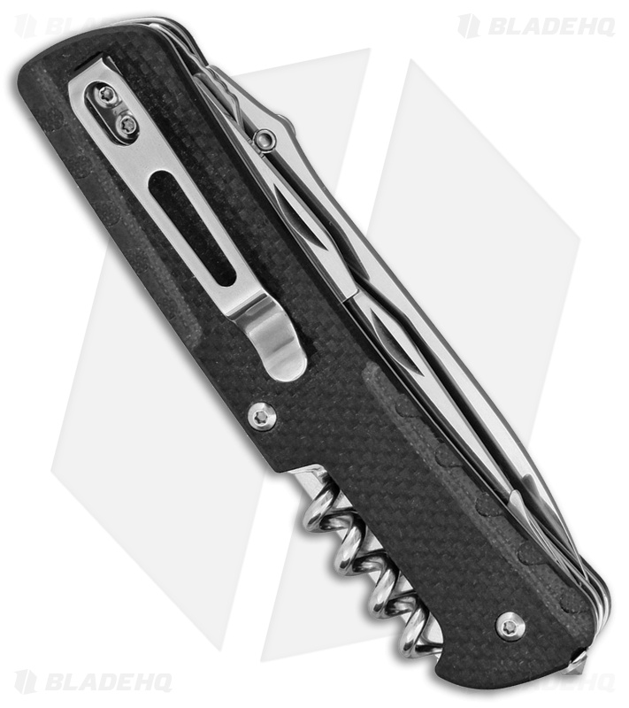 RUIKE LD21 Multifunctional Liner Lock Knife Black G-10 (3.5" Mirror)