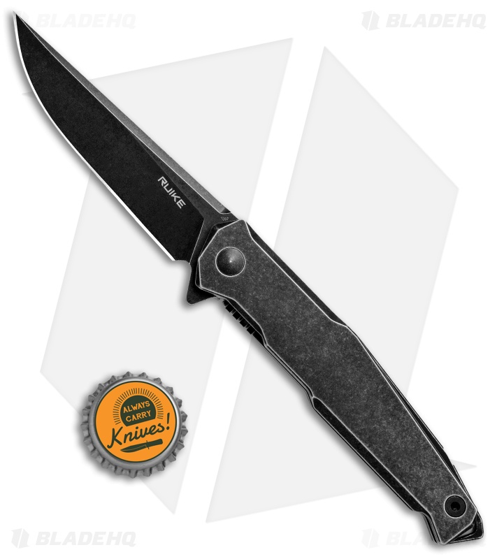 ヘムロックhemlock・Thunder l [ K18 point ] RUIKE | P108 Frame Lock Knife | Added Beta Plus Lock | Black SW