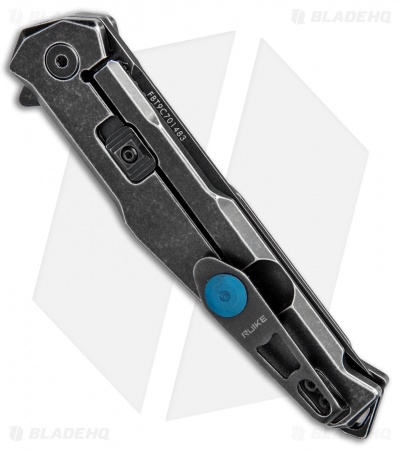 RUIKE P108 Frame Lock Knife w/ Beta Plus Lock (3.5" Black Stonewash)