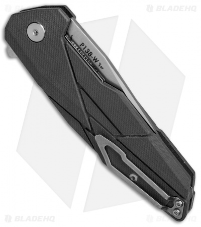 RUIKE P138 Tanto Liner Lock Knife Black G-10 (3.5" Satin)