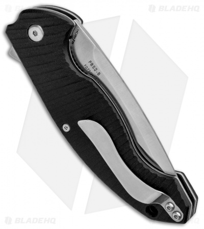 RUIKE P852 Liner Lock Flipper Knife Black G-10 (3.3" Satin)