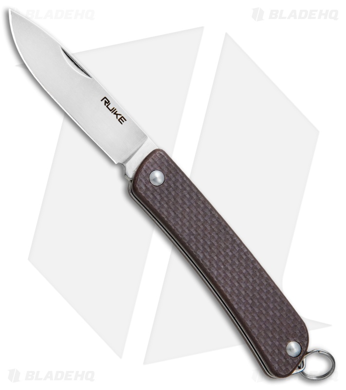 RUIKE S11 Criterion Collection Compact Slip Joint Knife Brown G-10 (2" Satin)