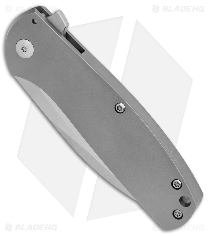 Laconico Knives Jasmine Frame Lock Knife Contoured Ti (3.1" Satin)