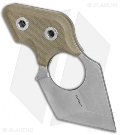 Real Steel Black Cat Tactical Fixed Blade Neck Knife Coyote G-10 (2.2" SW)