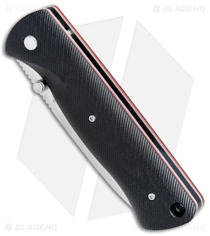 Real Steel Bushcraft Folder Liner Lock Knife Black G-10 (3.5" Satin) 3716