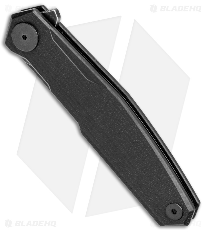 Real Steel G3 Puuko Light Liner Lock Knife Black G-10 (3.5" Black SW) 7816