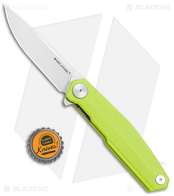Real Steel G3 Puuko Light Liner Lock Knife Lime Green G-10 (3.5" Satin) 7815