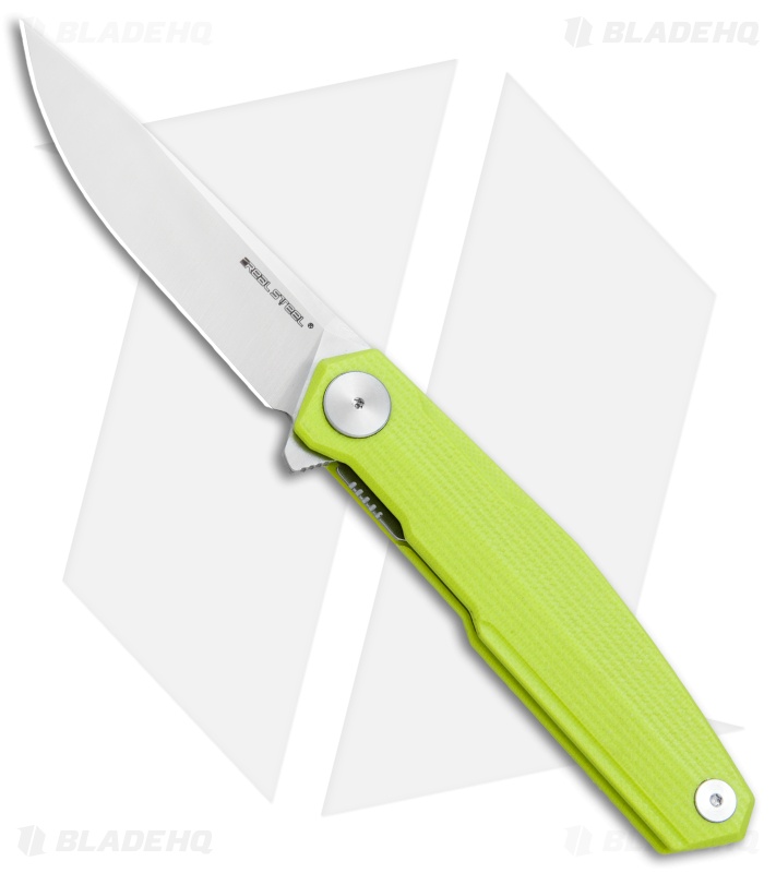 Real Steel G3 Puuko Light Liner Lock Knife Lime Green G-10 (3.5" Satin) 7815