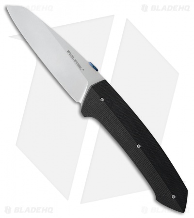 Real Steel H9 Takin Gentleman's Liner Lock Knife Black G-10 (4.375" Satin)