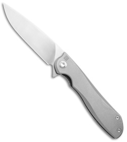 Real Steel Megalodon Frame Lock Knife Titanium (3.8" Satin M390) 