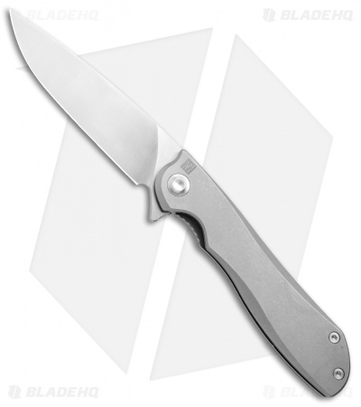 Real Steel Megalodon Frame Lock Knife Titanium (3.8" Satin M390) 
