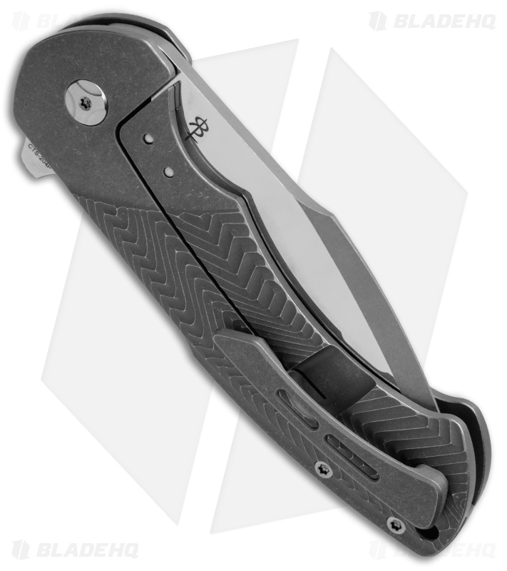 Reate Knives Fallout 2.0 Flipper Knife Titanium (3.5" Two-Tone)