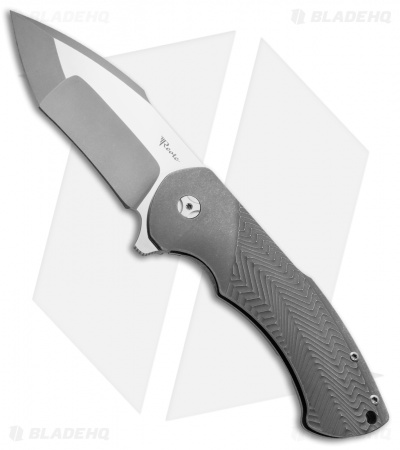 Reate Knives Fallout 2.0 Flipper Knife Titanium (3.5" Two-Tone)
