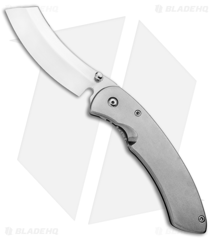 Red Horse Knife Works Hell Razor Frame Lock Knife Bling Edition (3.75" Satin)