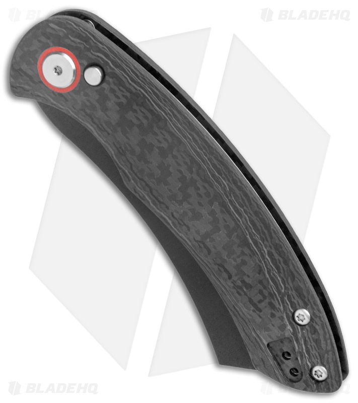 Red Horse Knife Works Hell Razor P Automatic Knife Carbon Fiber (3.6" PVD)