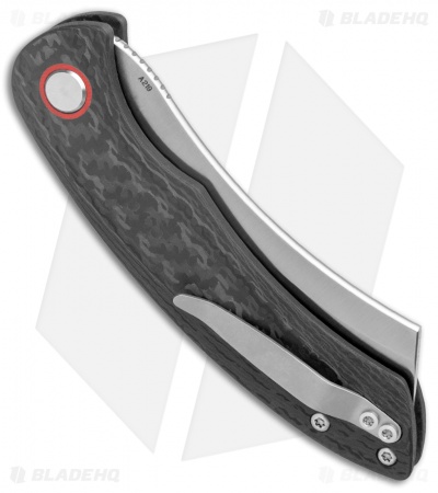 Red Horse Knife Works Hell Razor P Automatic Knife Carbon Fiber (3.6" Satin)