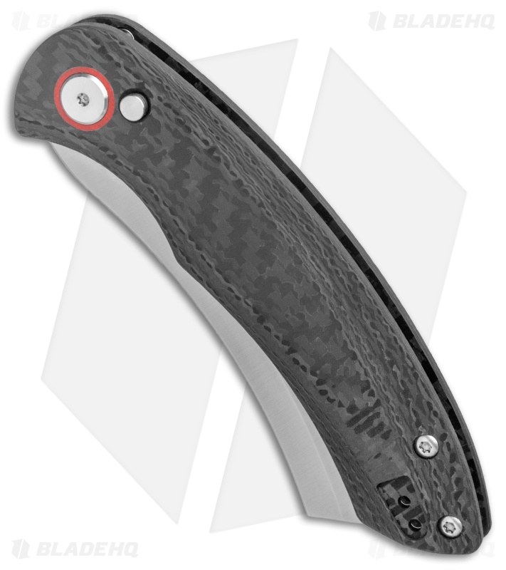 Red Horse Knife Works Hell Razor P Automatic Knife Carbon Fiber (3.6" Satin)