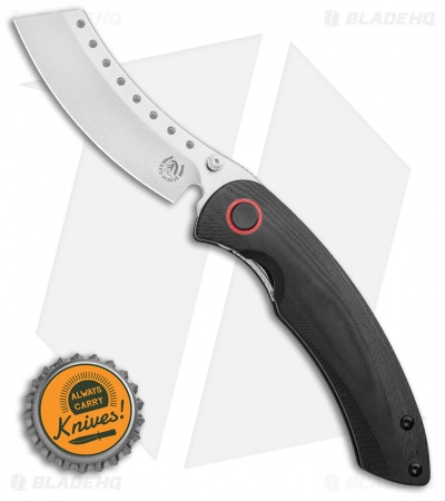 Red Horse Knife Works Hell Razor P Liner Lock Knife Black G-10/Screws (3.6" SW)
