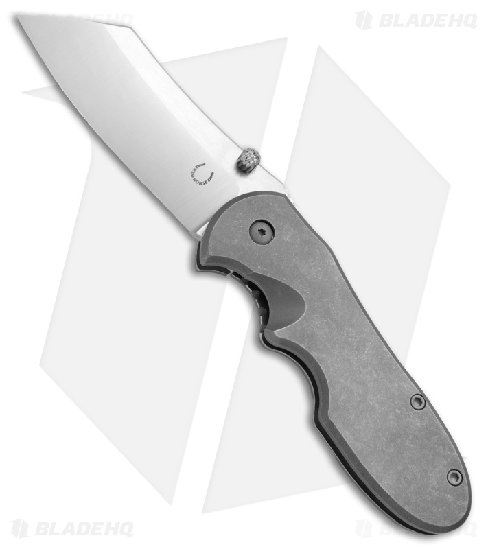 Red Horse Knife Works The Chopper Frame Lock Knife Ti (3.5" Satin)