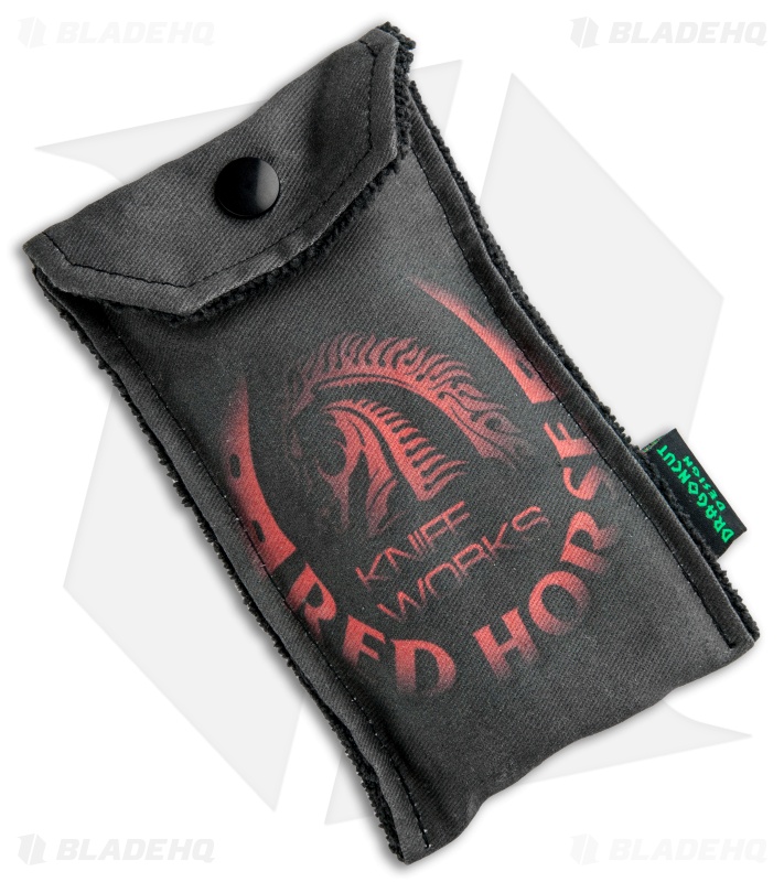Red Horse Knife Works War Pig Frame Lock Knife Ti Frag pattern (3" Two-Tone)