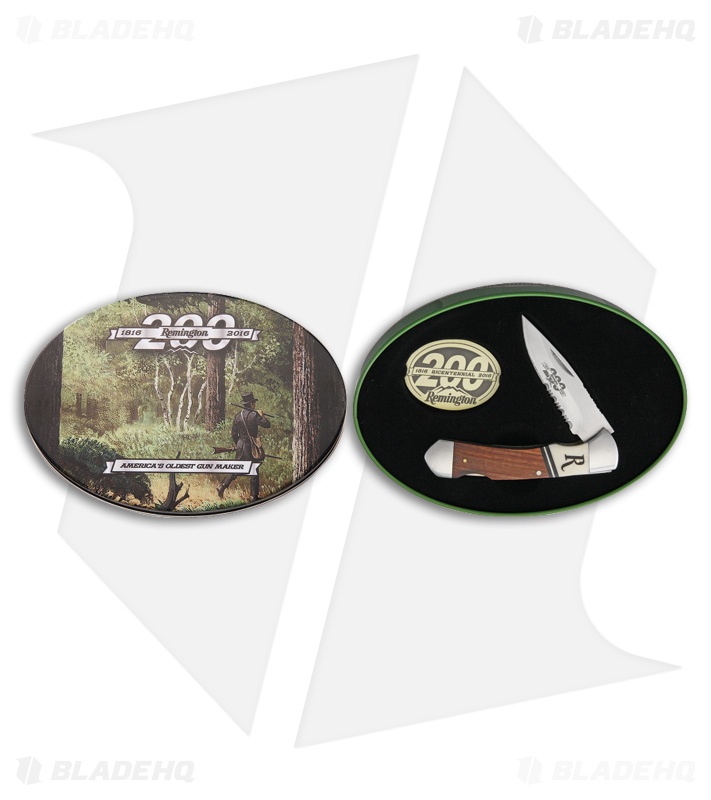 Remington 200th Anniversary Traditional Pocket Knife 2.75" Wood