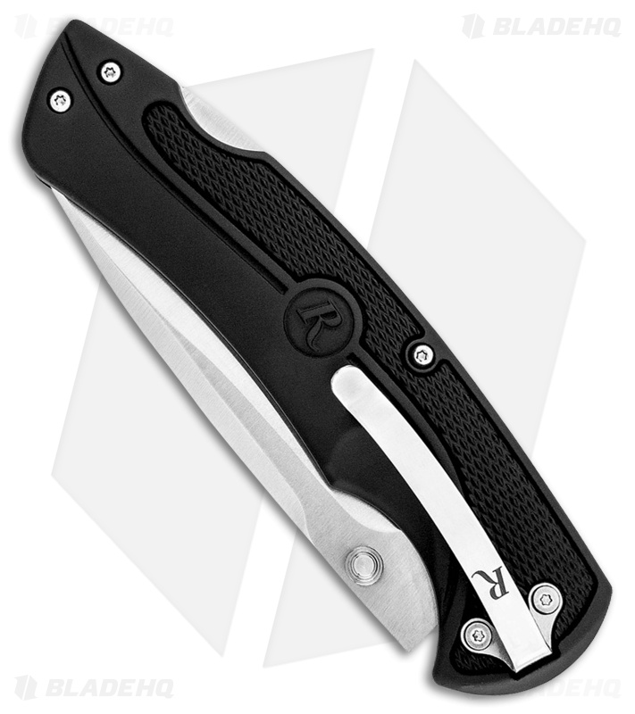 Remington Sportsman Lock-Jaw Lockback Knife Black Aluminum (3.75" Satin) R10003