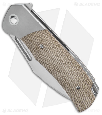 Renegade Provisions Gungnir Frame Lock Knife Ti/Green Micarta (4.25" Satin)
