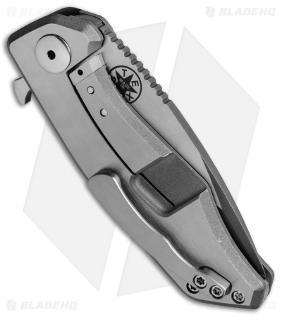 Robert Oldaker Blades ROB Gladius Frame Lock Knife Titanium (3.375" Two-Tone)