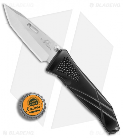 Rockstead CHI-ZDP Liner Lock Knife Black Stingray (3.125" Polished)