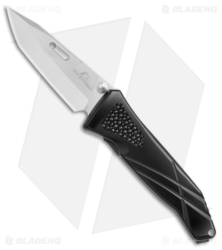 Rockstead CHI-ZDP Liner Lock Knife Black Stingray (3.125" Polished)
