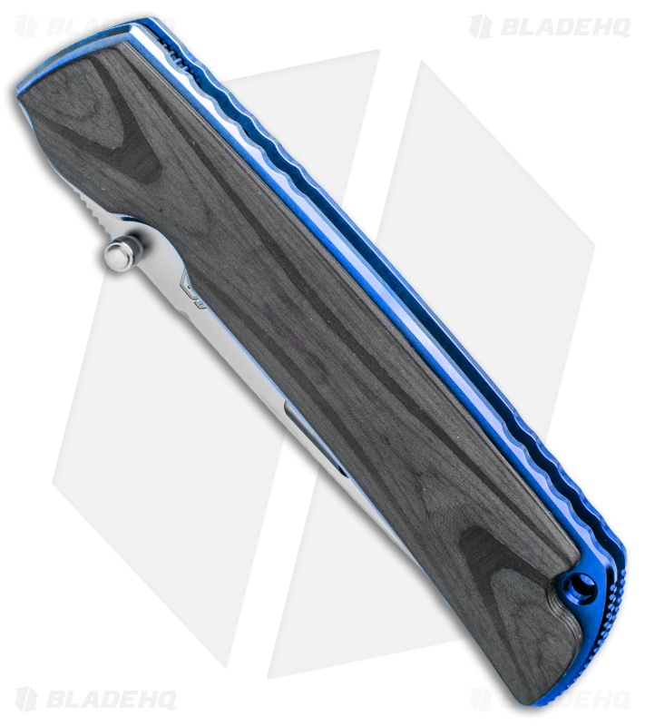 Rockstead Higo II X-CF-ZDP Liner Lock Knife Carbon Fiber/Blue (3.5" Polished)
