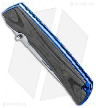 Rockstead Higo II X-CF-ZDP Liner Lock Knife Carbon Fiber/Blue (3.5" Polished)