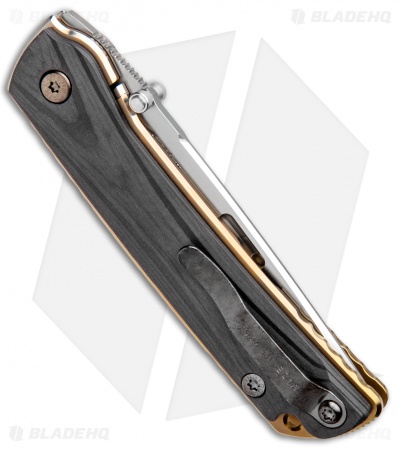 Rockstead Higo II X-CF-ZDP Liner Lock Knife Carbon Fiber/Gold (3.5" Polished)
