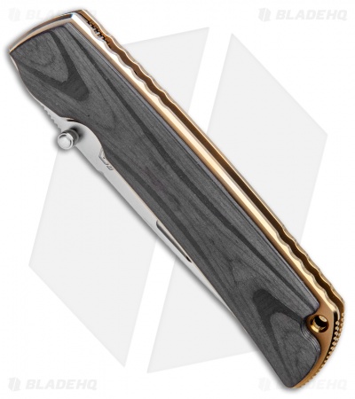 Rockstead Higo II X-CF-ZDP Liner Lock Knife Carbon Fiber/Gold (3.5" Polished)
