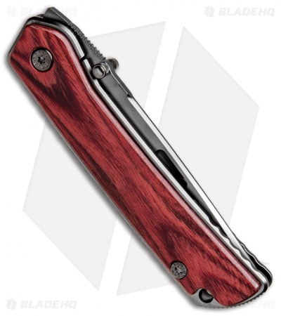 Rockstead Higo X-RM-DLC Limited Edition Knife Red Wood Micarta (3.5" Polish DLC)