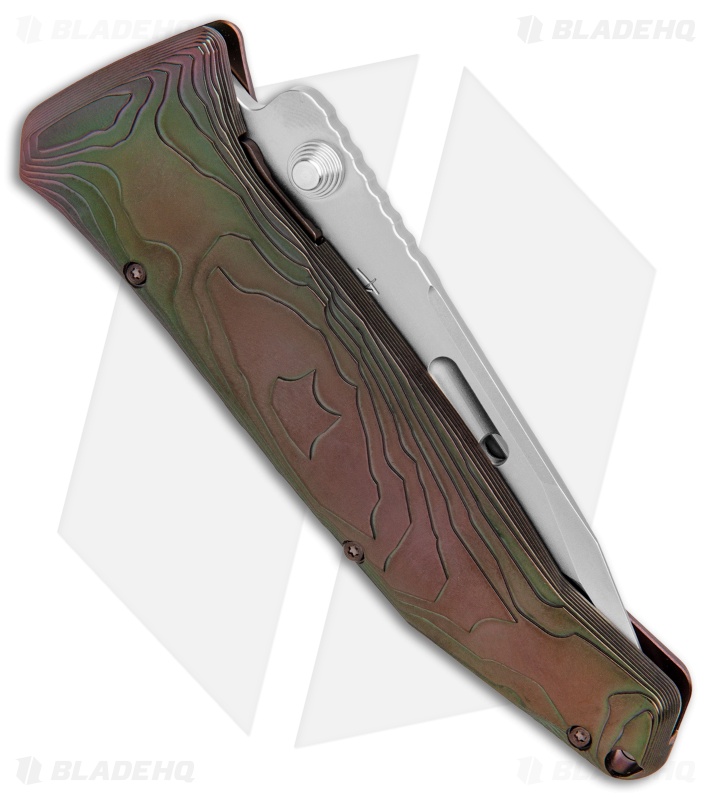 Rockstead SAI T-ZDP Tanto Liner Lock Knife Titanium (3.25" Mirror Polish)