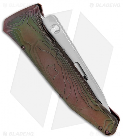 Rockstead SAI T-ZDP Tanto Liner Lock Knife Titanium (3.25" Mirror Polish)