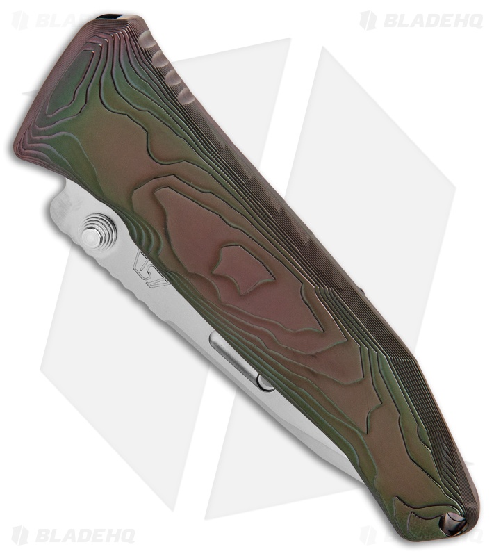 Rockstead SAI T-ZDP Tanto Liner Lock Knife Titanium (3.25" Mirror Polish)
