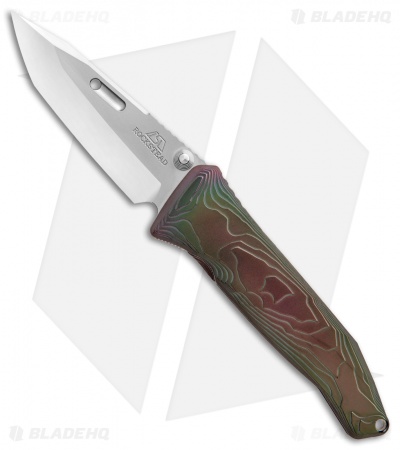 Rockstead SAI T-ZDP Tanto Liner Lock Knife Titanium (3.25" Mirror Polish)