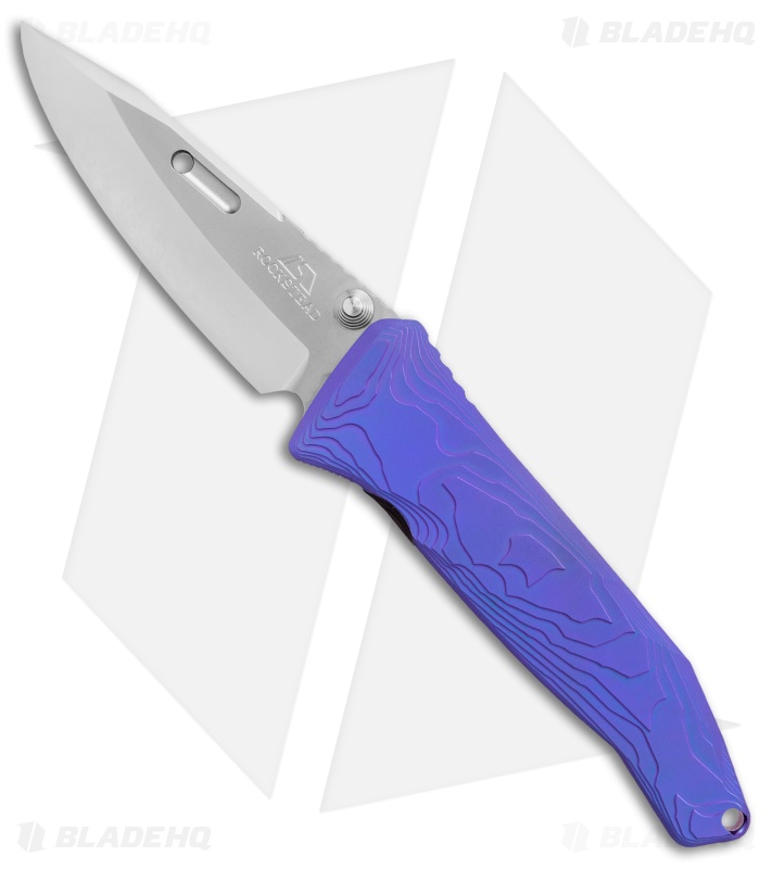 Rockstead SAI-ZDP Liner Lock Knife Blue/Purple Ti (3.25