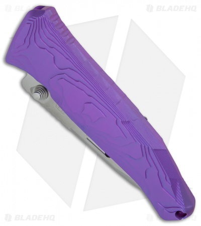 Rockstead SAI-ZDP Liner Lock Knife Blue/Purple Ti (3.25" Mirror Polish)