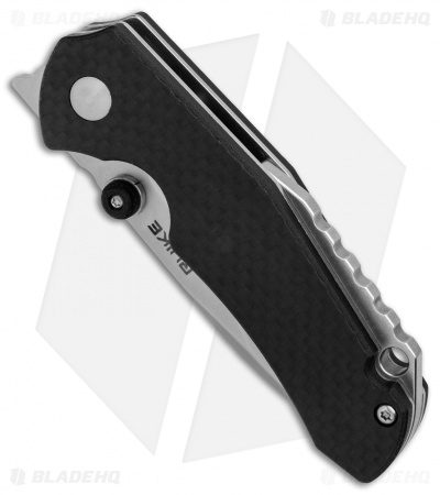 RUIKE P671-CB Front Flipper Liner Lock Knife Stainless Steel CF (2.75" Blasted)