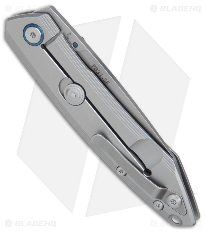 RUIKE P831-SF Wharncliffe Frame Lock Knife Gray (3.25" Satin)