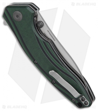 RUIKE P841-L Liner Lock Knife Green & Black G-10 (3.50" Satin) 