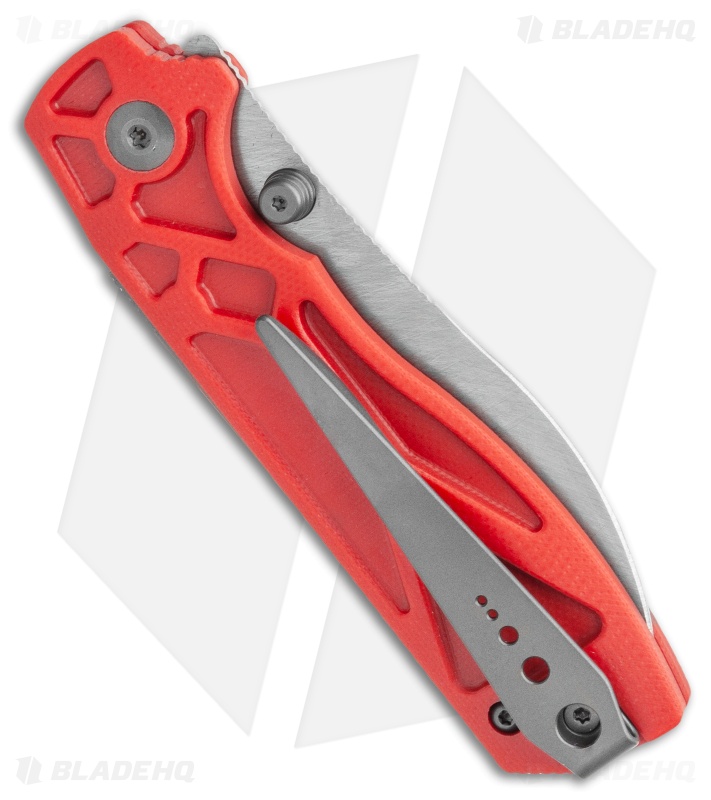 Sandrin Knives Torino Recoil Lock Knife Red G-10 (3" Tungsten Carbide)